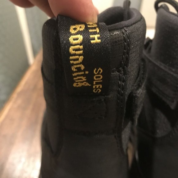 Dr Martens Boots Mens Combs Tech II Black Casual Combat Ripstop LA004 - Picture 2 of 7